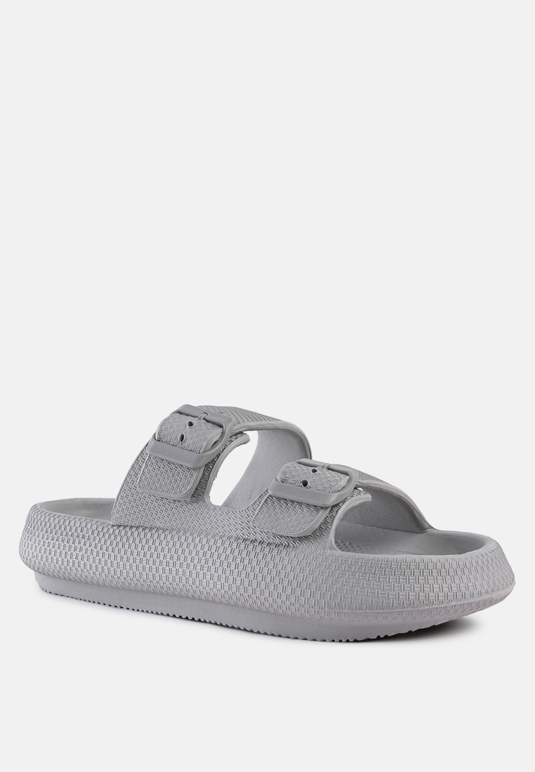 women grey loma hovercraft buckled slides#color_grey