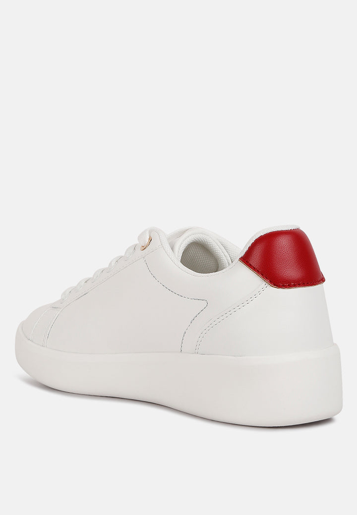 loyalty embroidery detail sneakers#color_white