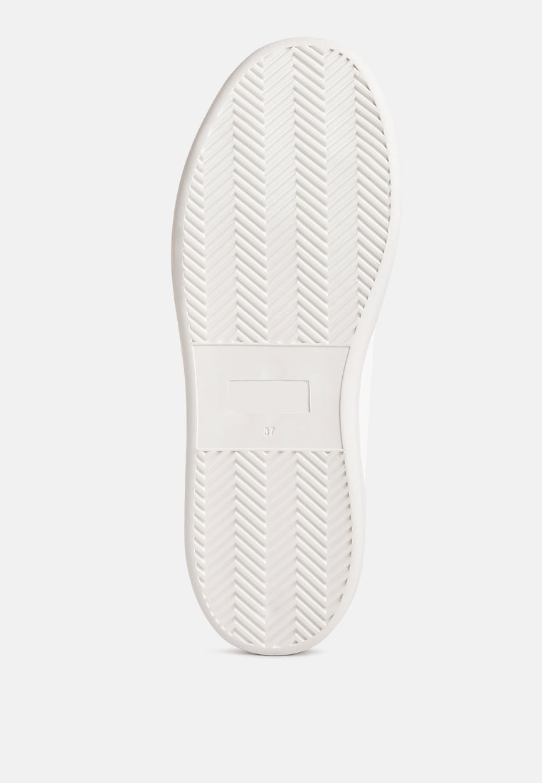 loyalty embroidery detail sneakers#color_white