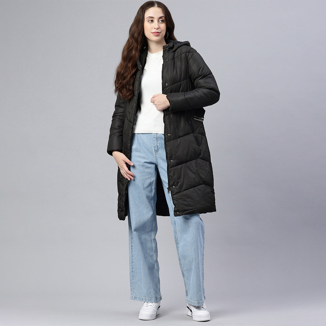 Faux Fur Hooded Jacket