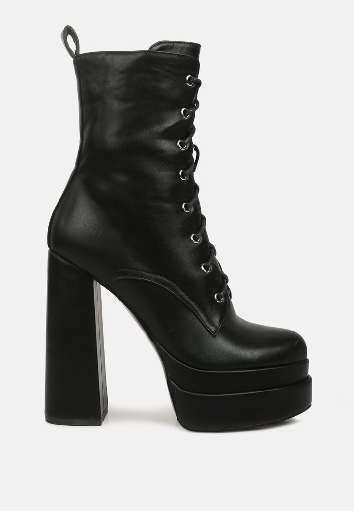women high heeled ankle boots#color_black