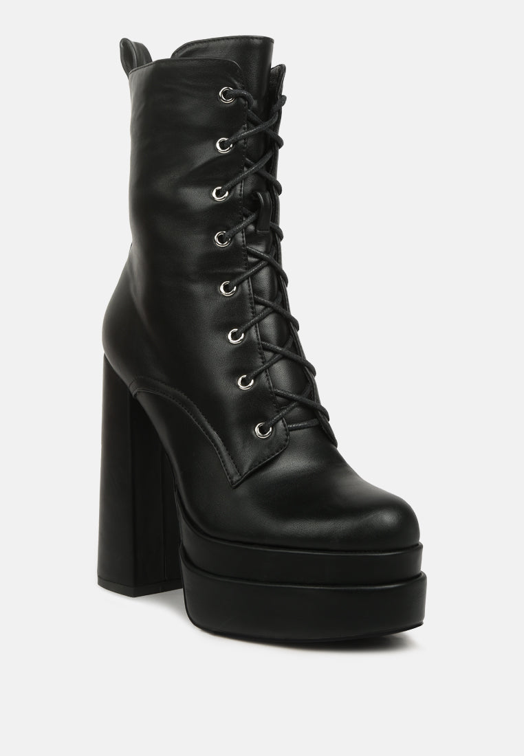 women high heeled ankle boots#color_black