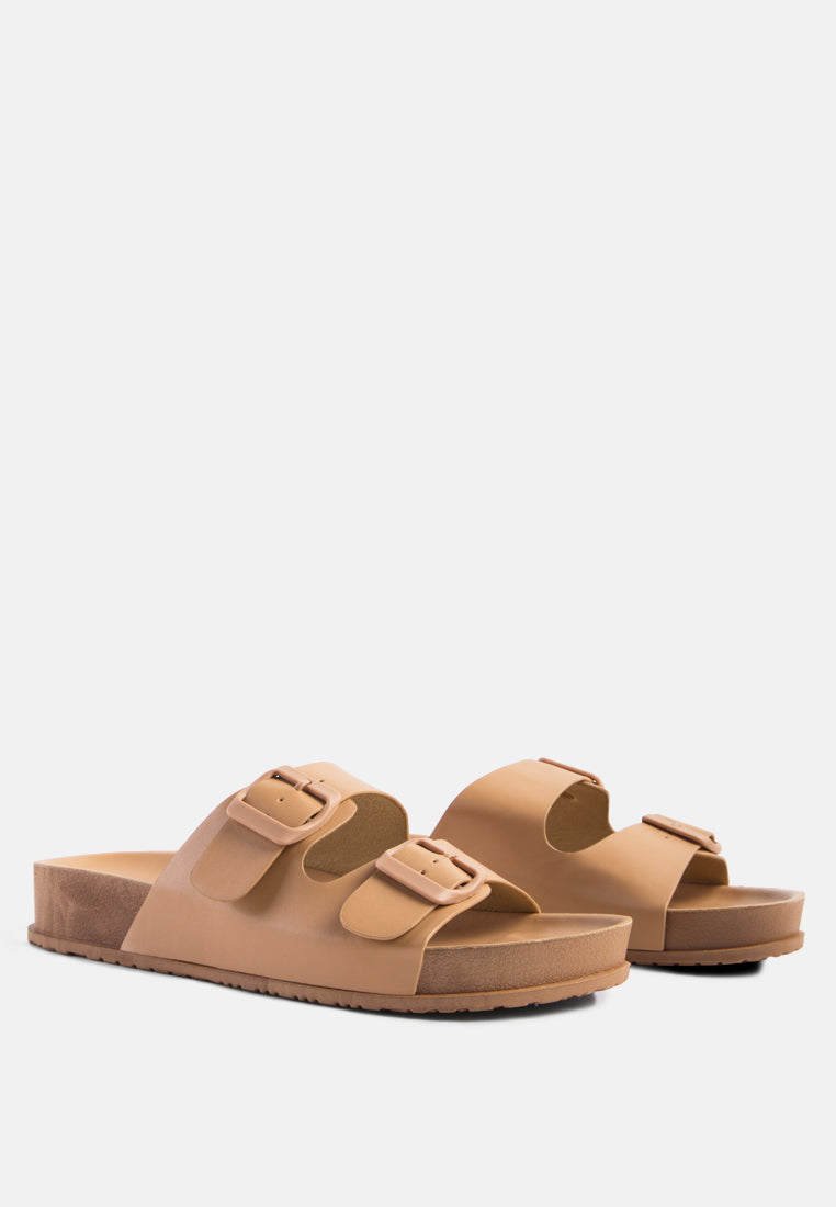 minata platform buckled slide sandals#color_latte