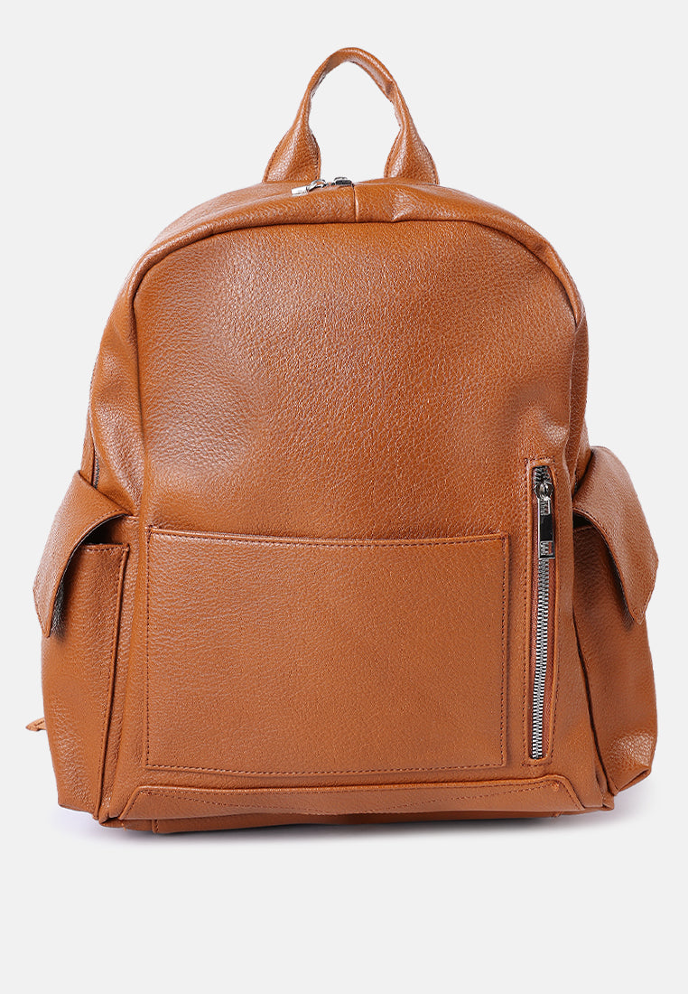 London Rag | Brown Mini Bagpack – London Rag India