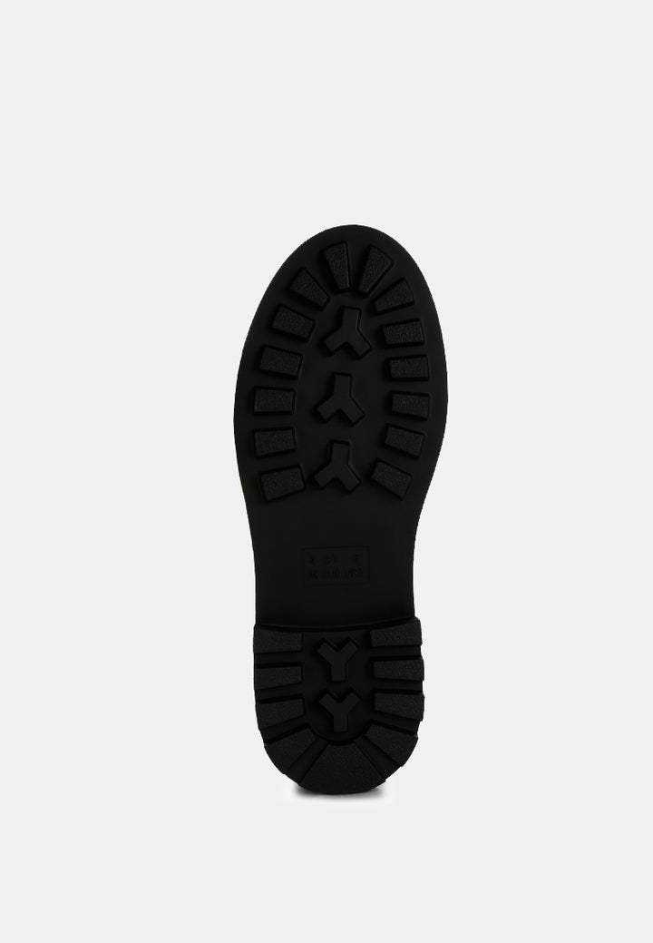 women molsh ankle biker boots#color_red