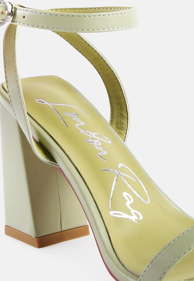 women square toe block heeled sandal#color_mint