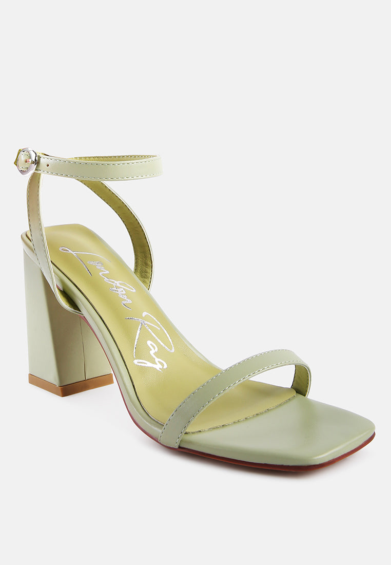 women square toe block heeled sandal#color_mint