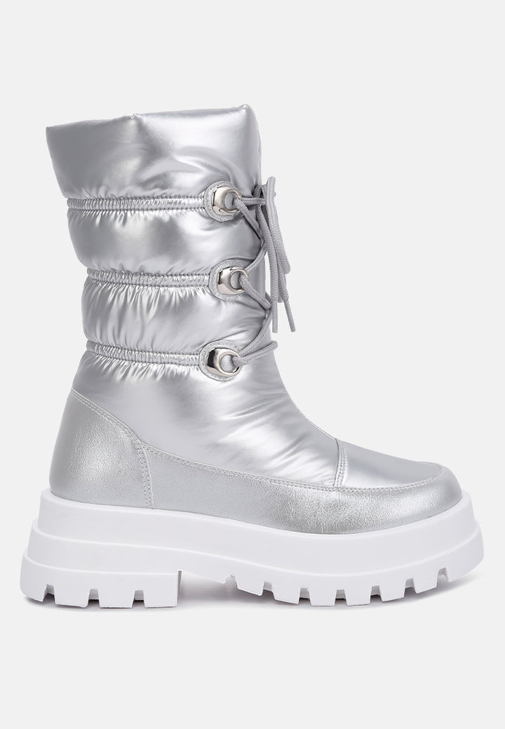 Women Party Lace Up Boots