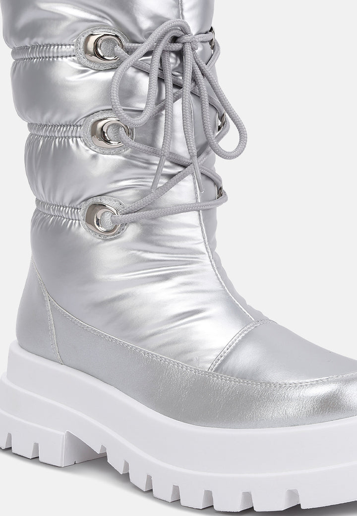 Women Party Lace Up Boots