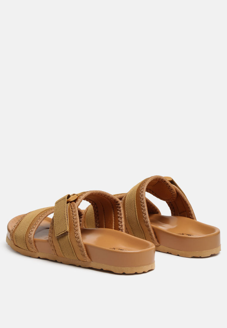 Women Brown Nautic Casual Platforms Slides#color_brown