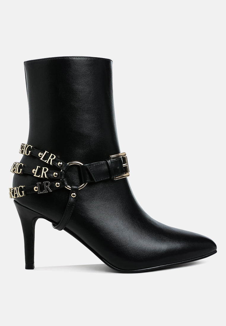 women harness detail stiletto boots#color_black