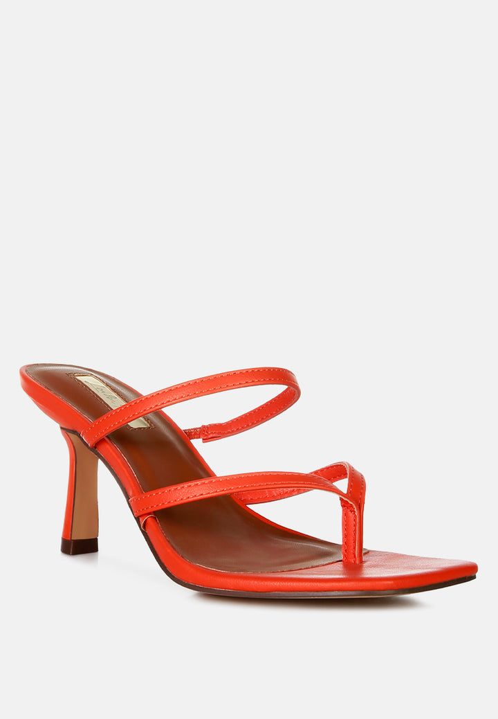 women night life high heeled casual sandals#color_orange