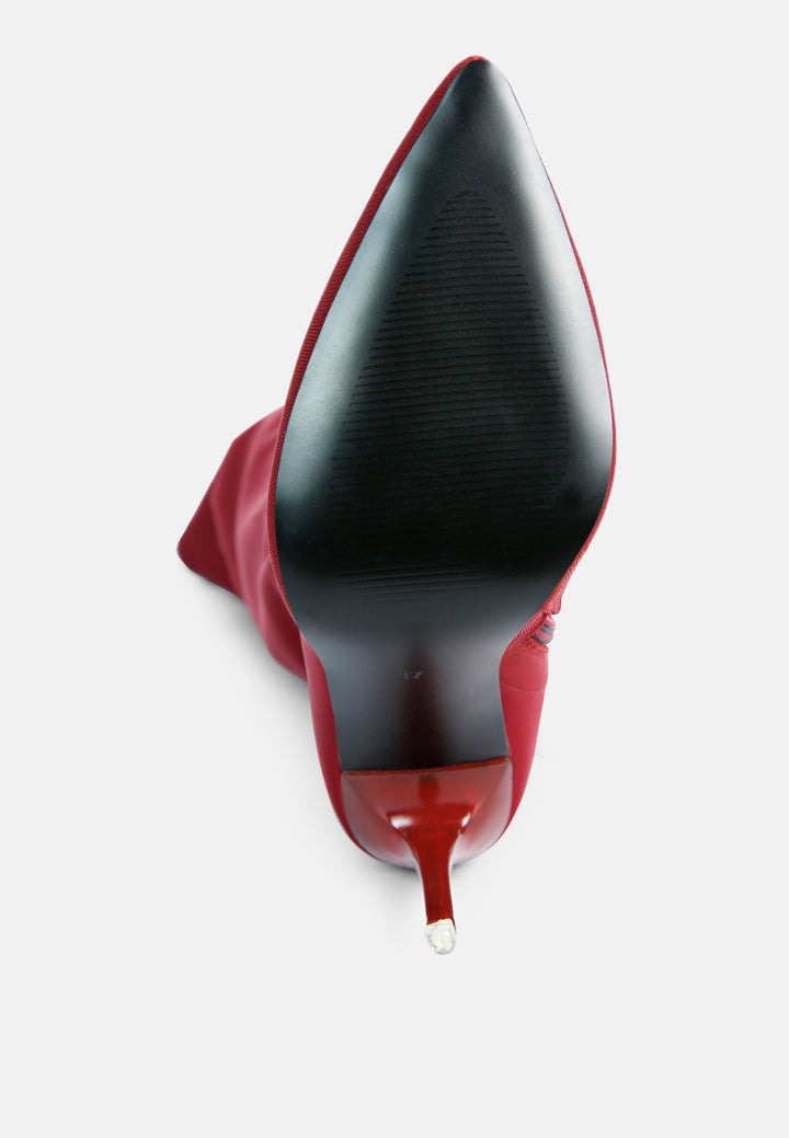 women superstretch stiletto long boot#color_burgundy