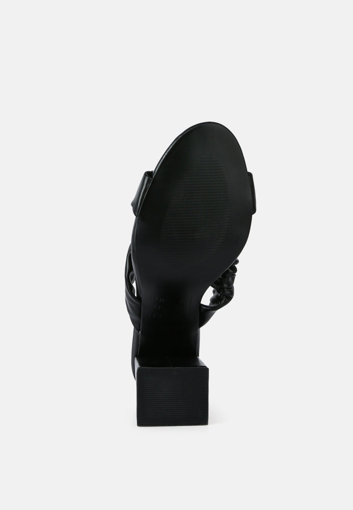 women strap block sandals#color_black