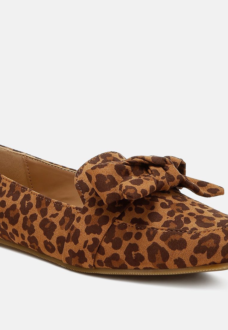 women pointed toe loafers#color_leopard