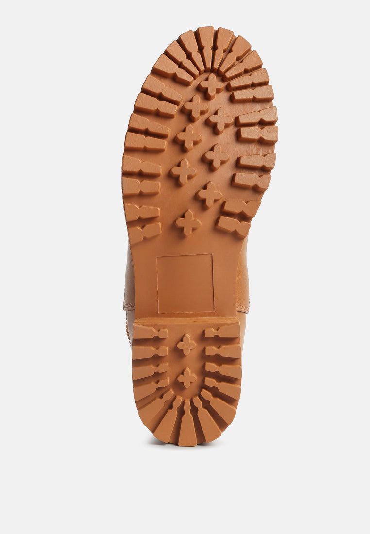 women chelsea styled ankle boot#color_tan