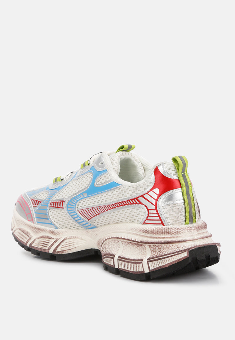 Women Pull Tab Chunky Sole Sneaker