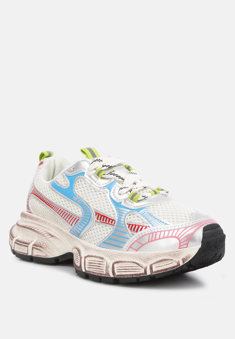 Women Pull Tab Chunky Sole Sneaker