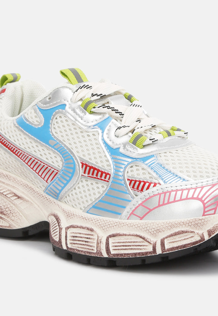 Women Pull Tab Chunky Sole Sneaker