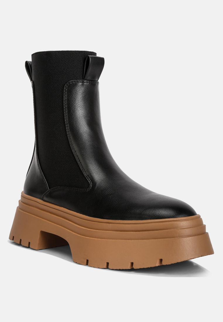 women high top chunky chelsea boots#color_black