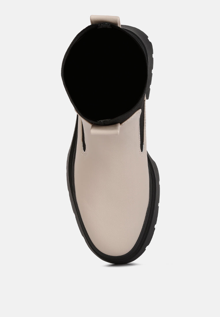 women high top chunky chelsea boots#color_beige