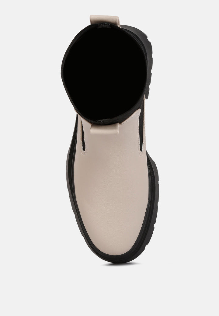 women high top chunky chelsea boots#color_beige
