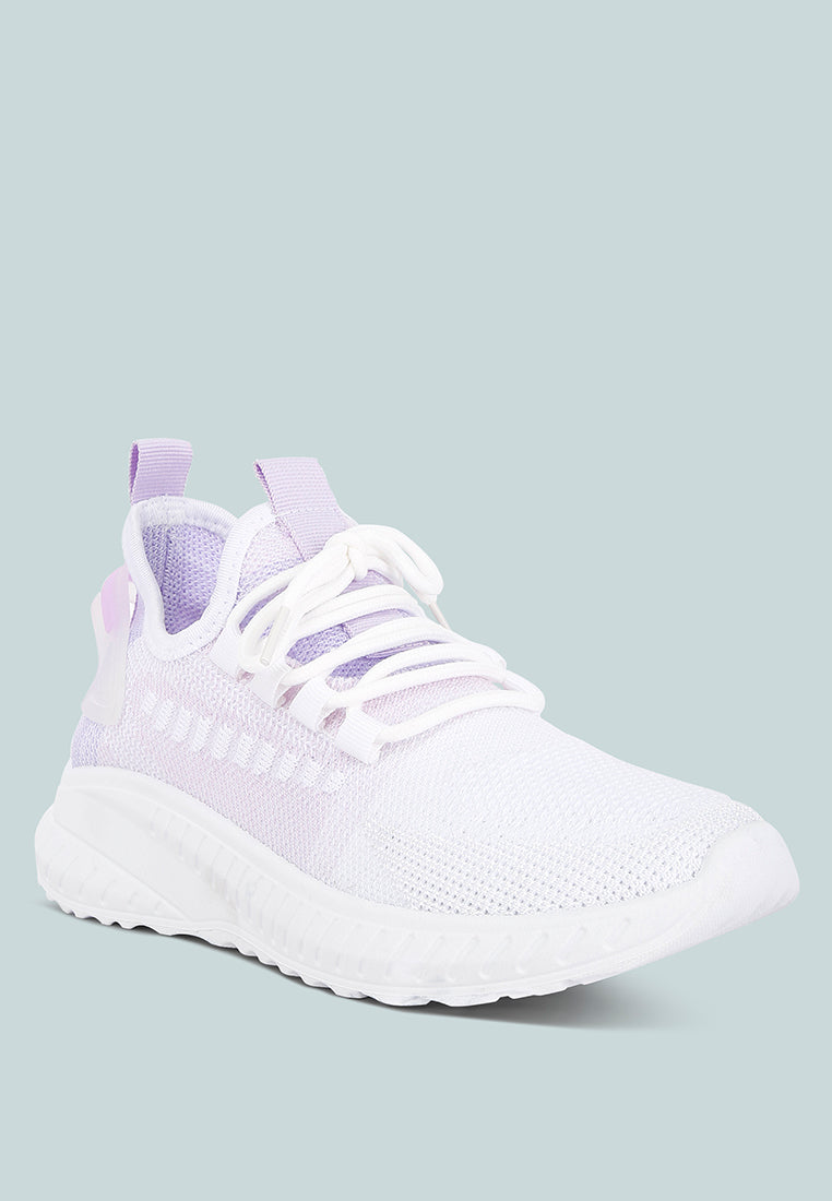 knitted chunky sneakers#color_purple