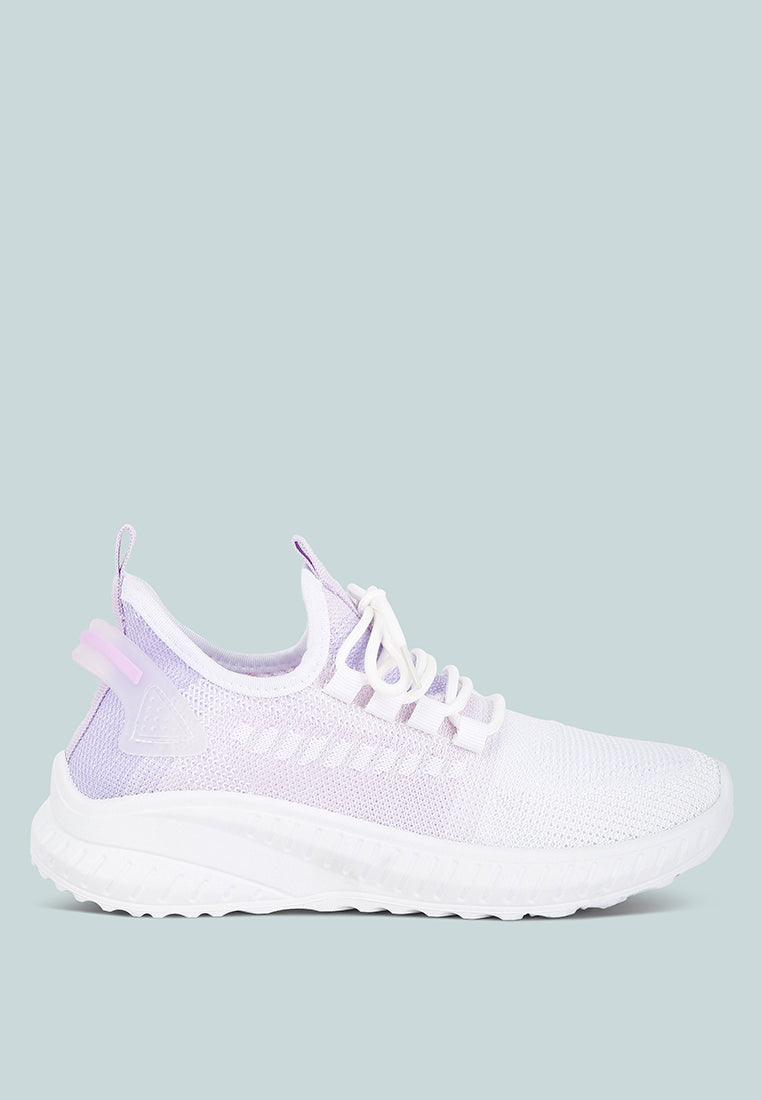 knitted chunky sneakers#color_purple