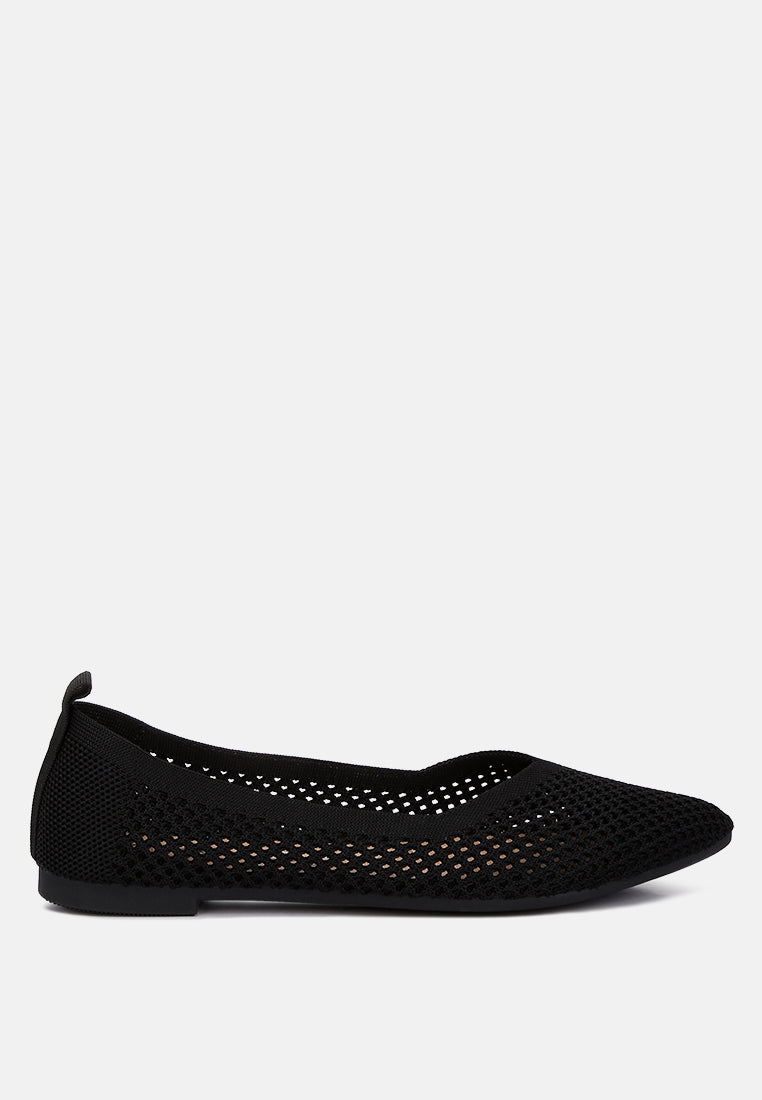 women fly knit slip-on ballerinas#color_black