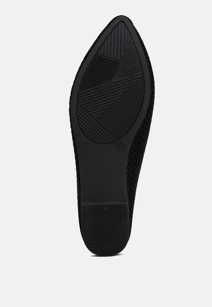 women fly knit slip-on ballerinas#color_black