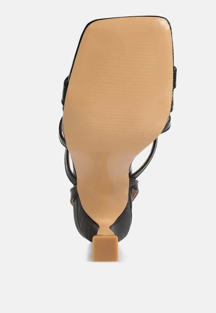 women spool heel sandals#color_black