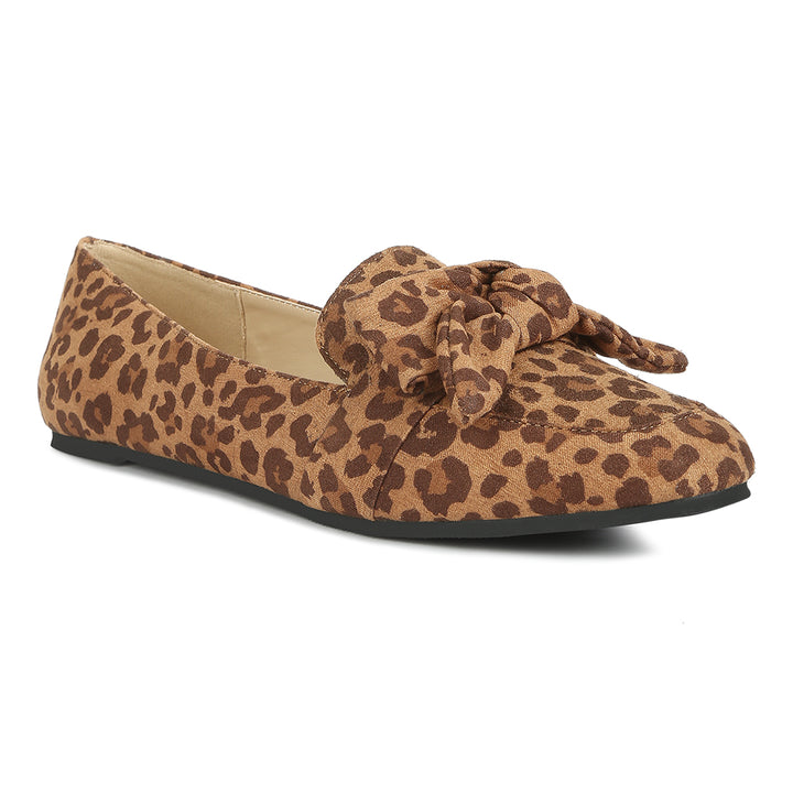 women pointed toe loafers#color_leopard