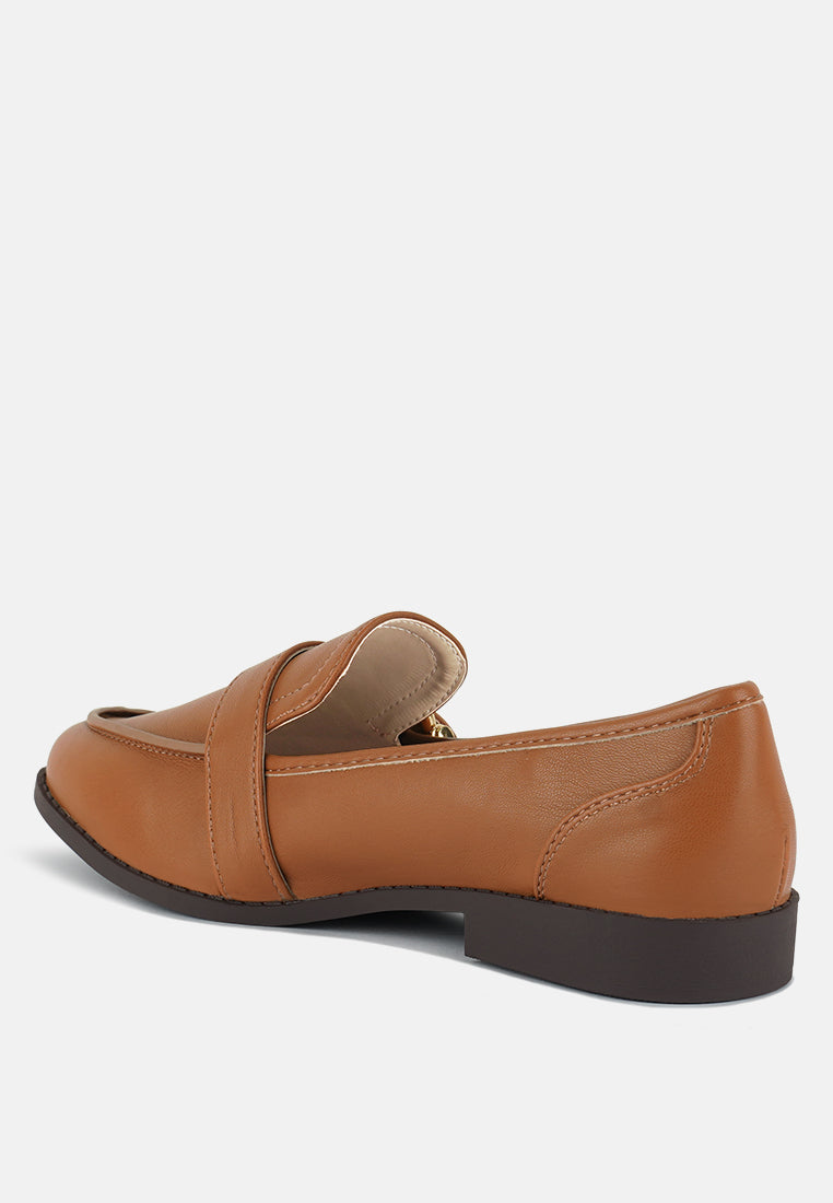 women semi casual loafers#color_tan