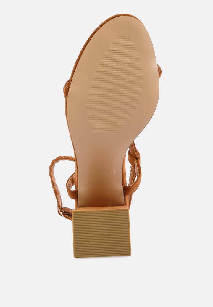 women smoosh braided block heel sandals#color_tan