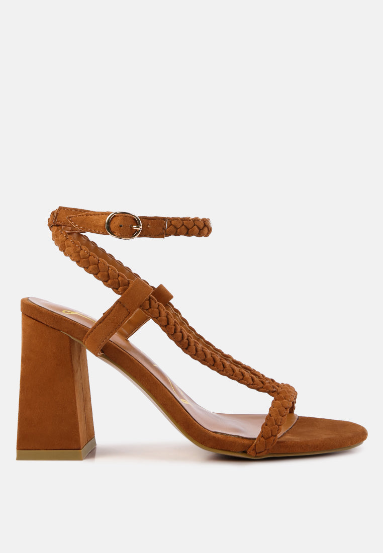 women smoosh braided block heel sandals#color_tan