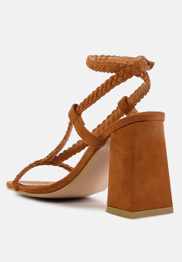 women smoosh braided block heel sandals#color_tan