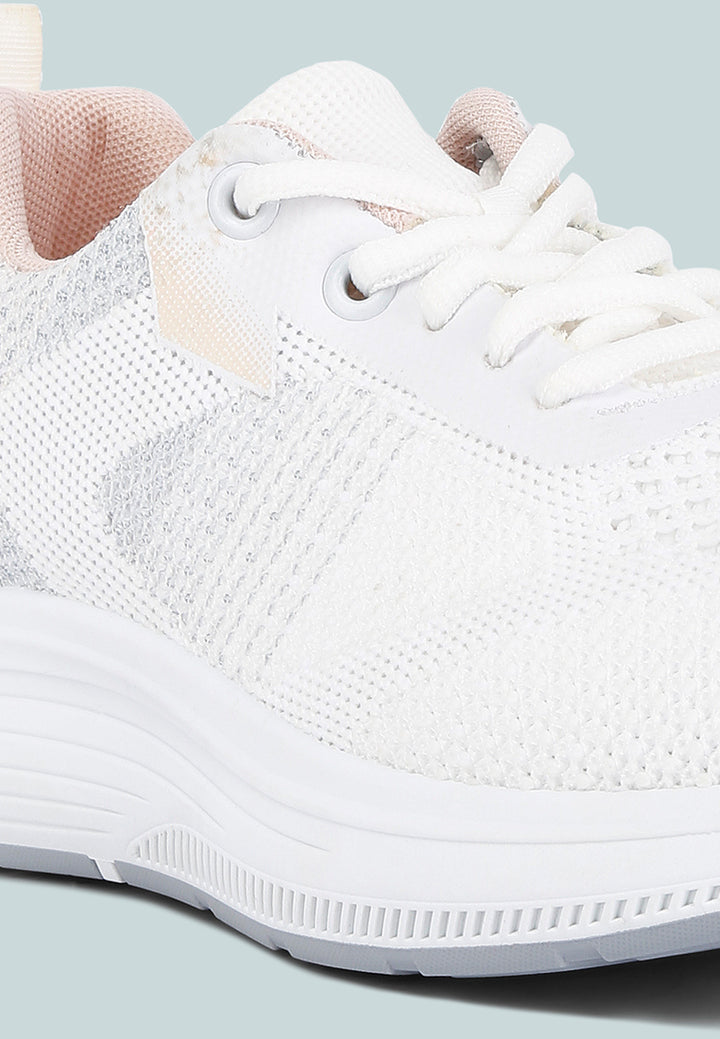 women synthia contrasting chunky sneakers#color_white