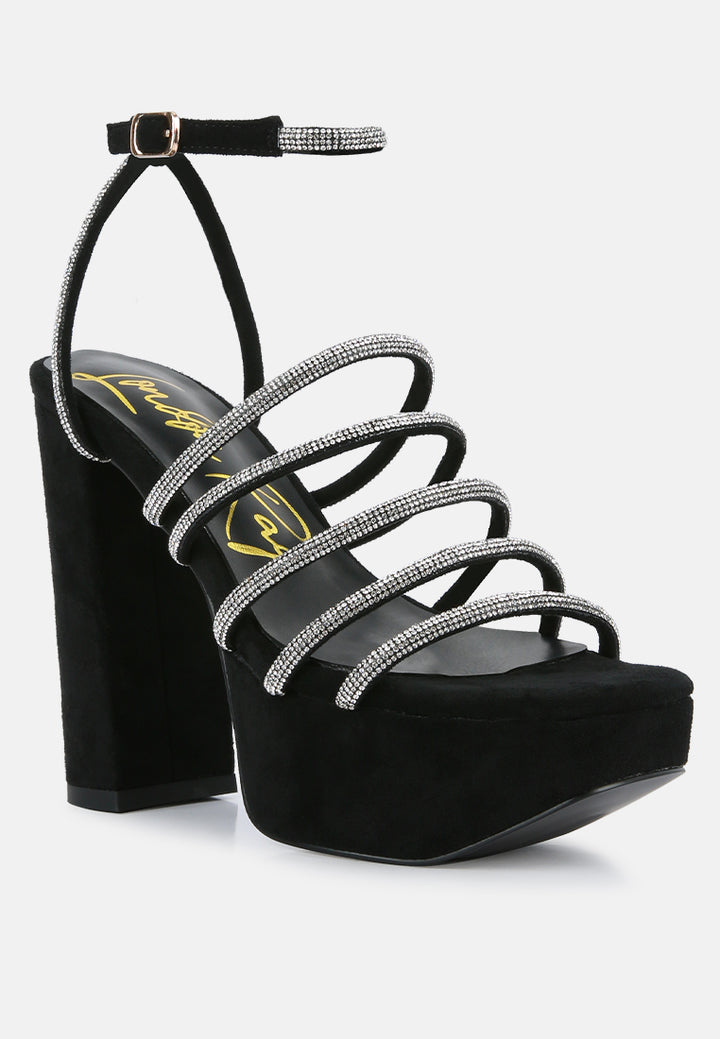 tricks high block heeled sandals#color_black