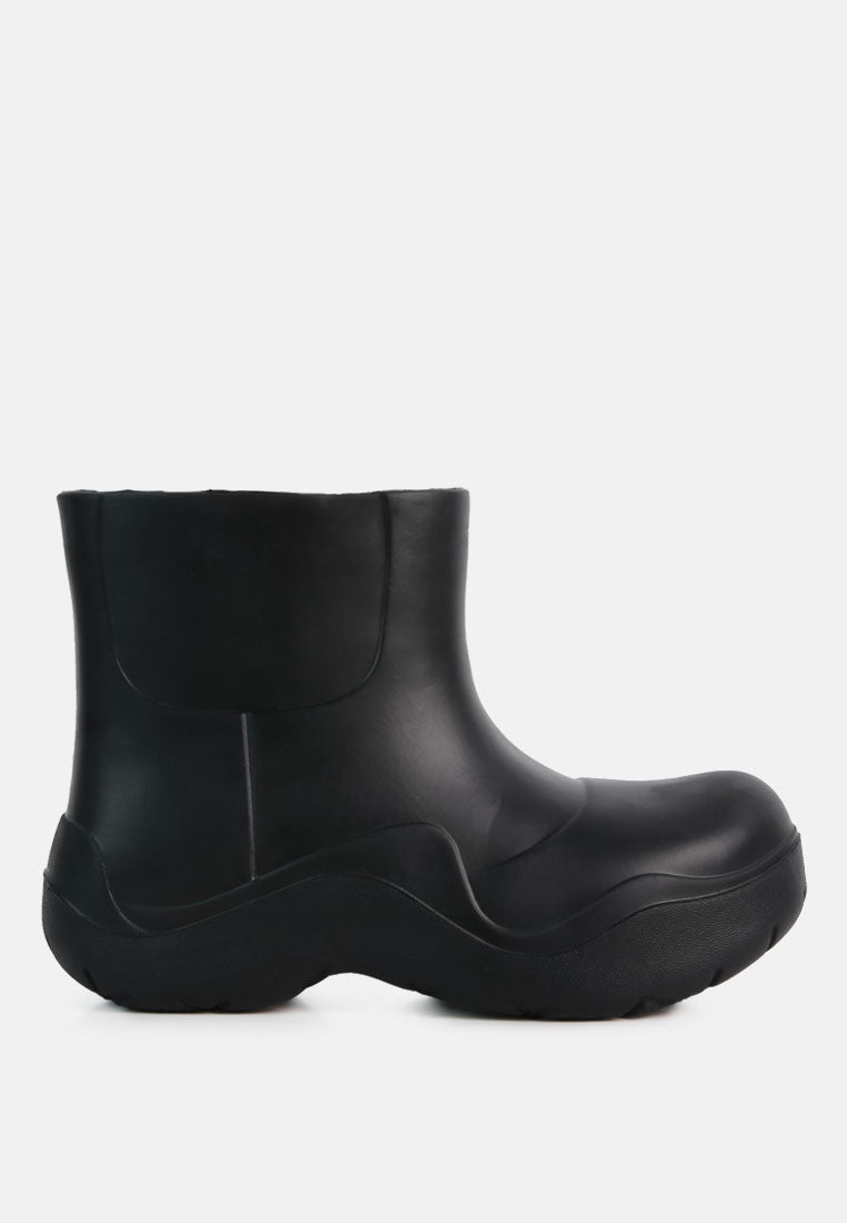 Women Gummy Chelsea Rainboots