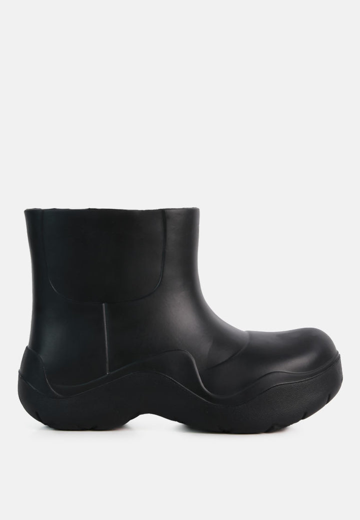 Women Gummy Chelsea Rainboots