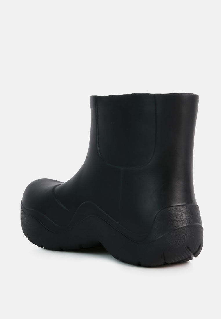 Women Gummy Chelsea Rainboots