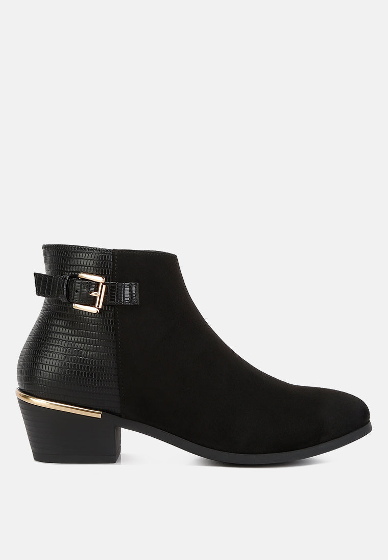 Women Ulani Belt Detail Ankle Length Boots