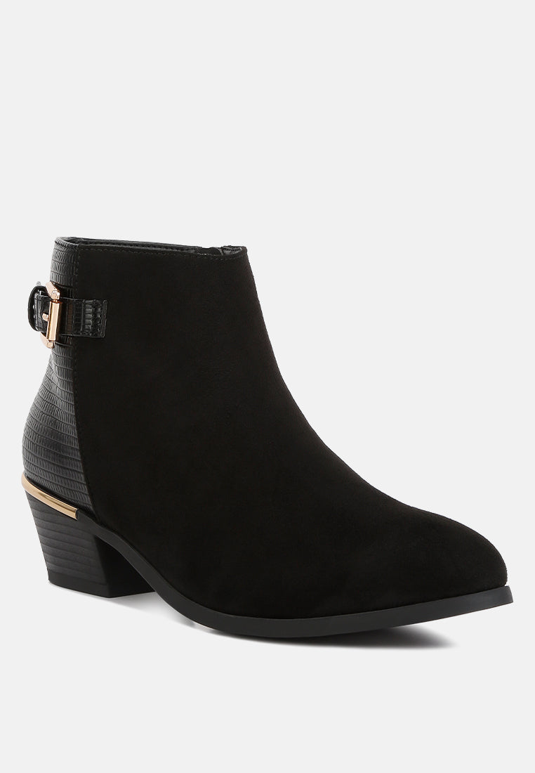 Women Ulani Belt Detail Ankle Length Boots