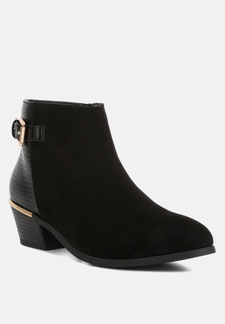 Women Ulani Belt Detail Ankle Length Boots