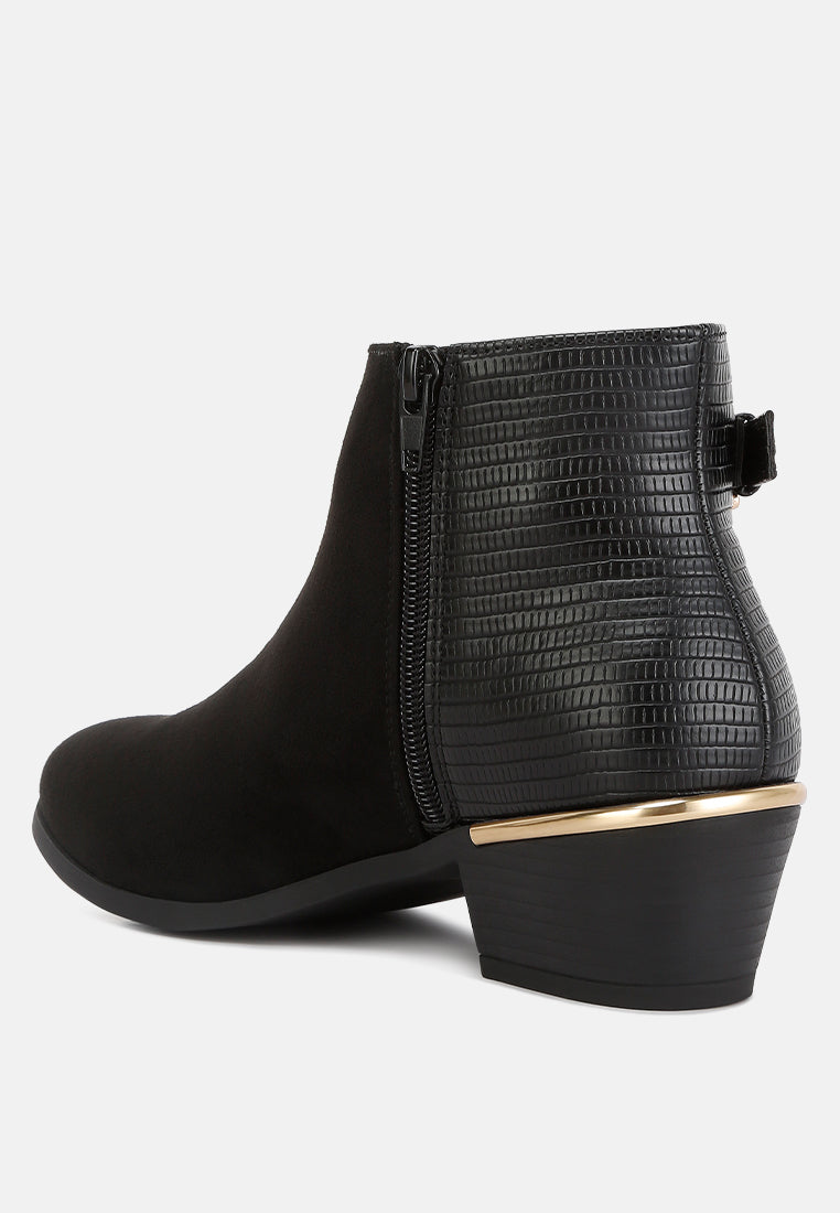 Women Ulani Belt Detail Ankle Length Boots