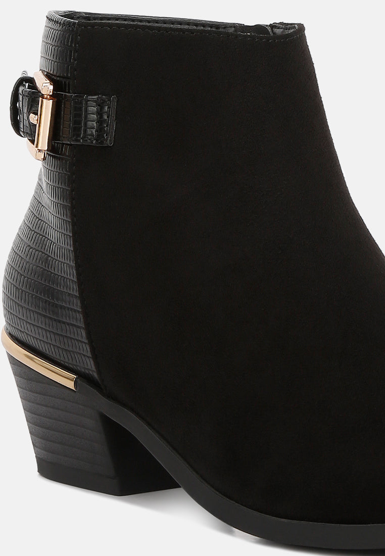 Women Ulani Belt Detail Ankle Length Boots