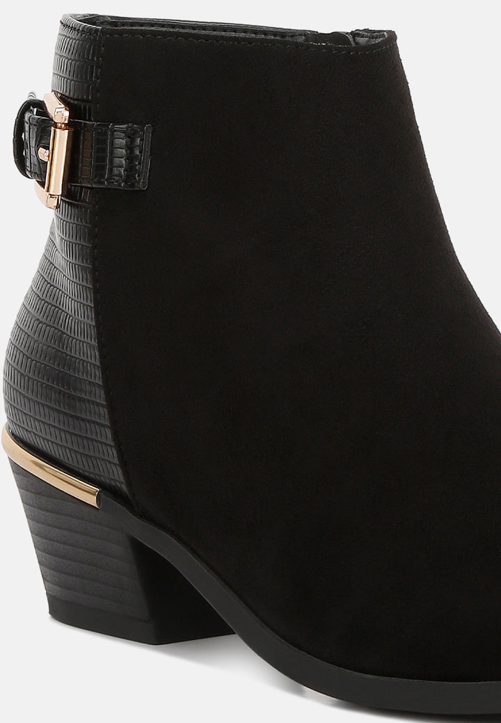 Women Ulani Belt Detail Ankle Length Boots