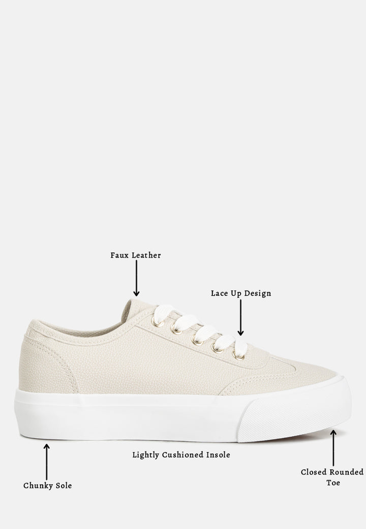 women zenda chunky flatform sneakers#color_beige
