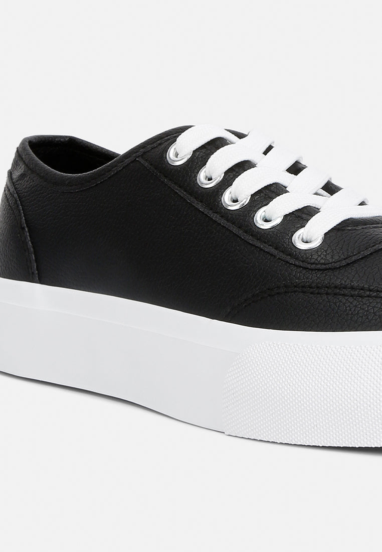 women zenda chunky flatform sneakers#color_black