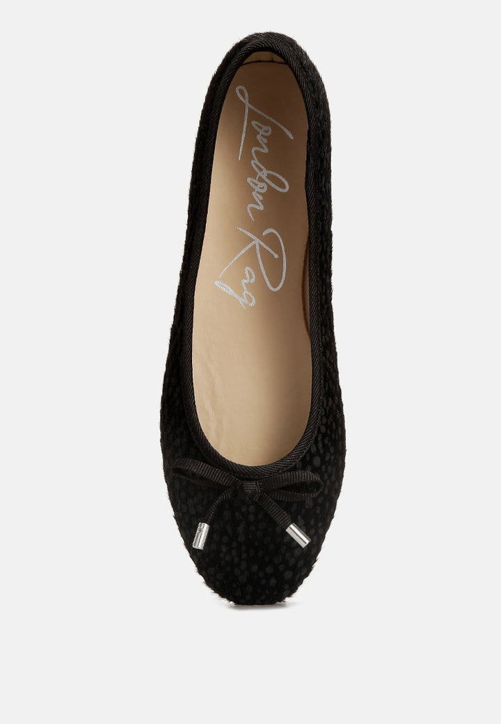 women ziggy flat bow ballerina#color_black